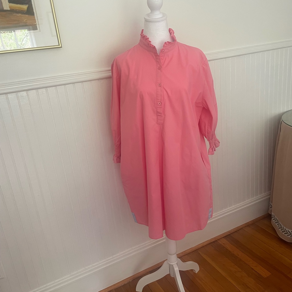 Caryn Lawn Kimberly Dress Coral One Size